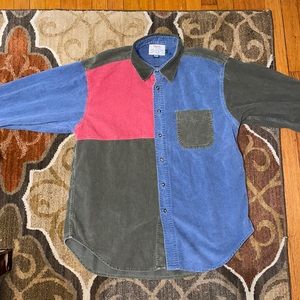 Men’s Orvis Multi Color Corduroy Button Up Shirt